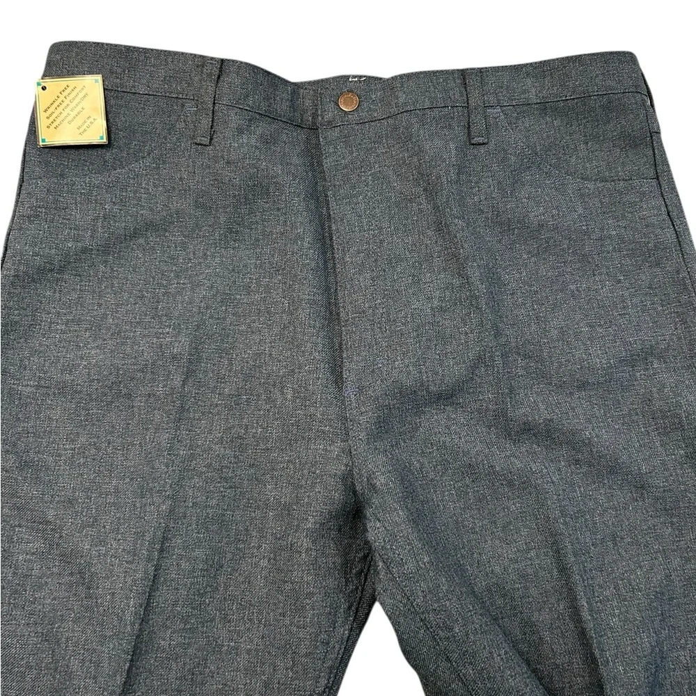 Wrangler Wrancher‎ Men’s Blue Gray Western Cowboy Dress Trousers 42/34 NWT